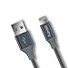 iPhone Cable , IMKEY Apple MFi Certified 10 Feet Tangle-Free Braided Lightning to USB Cable for iPhone 7 / 6S / 6 Plus, iPhone SE, iPhone 5S 5C 5, iPad, iPod - (Gray)