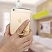 NOPNOG Finger Ring Stand Cell Phone Holder Grip Mirror Design 360° Adjustable for iPhone X/8/7/6s/6plus Samsung Galaxy S7/ S8 Moto Lg Google Pixel XL/Nexus 6/ 6p HTC Smartphone (Gold)