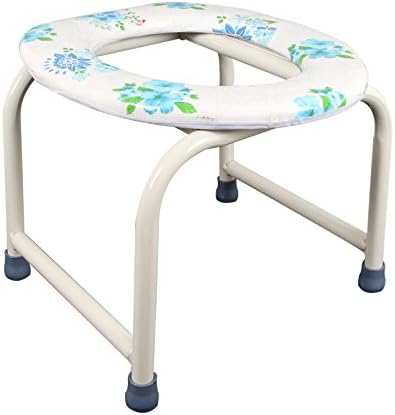 Reinforced stainless steel women toilet chairs for domestic use Folding Commode