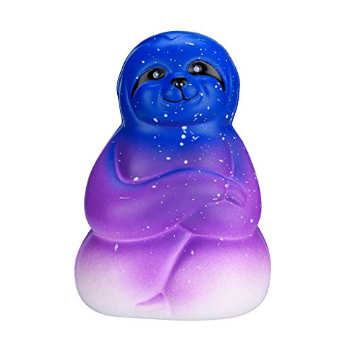 LtrottedJ Adorable Squishies Soft Sloth Slow Rising Fruit Scented Stress Relief Toys Gifts (E)