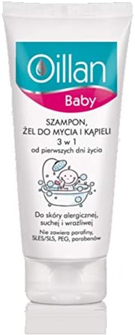 Oceanic AA Oillan Baby 3 in1 Shampoo Bath and Shower Gel 200ml