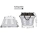 Chrislley X-Frame Double Laundry Basket 2 Section Oxford Dirty Laundry Hamper Sorter Waterproof with Handles（Beige