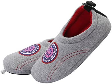 Ifoot Kids Toasty Soft Sole Shoes Terry Pull on Slipper F13003 (13-1, KK035-Gray)