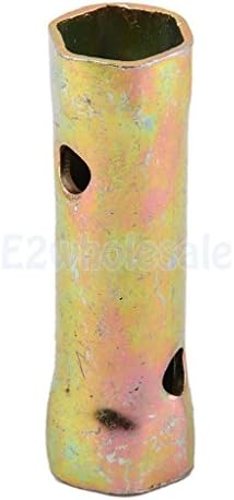 2 in 1 Metal Bronze Spark Plug Socket Spanner Tool 16mm 18mm