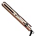 NITION 1 inch Nano Silver Argan oil Ceramic Tourmaline Flat Iron LCD 265°F -450°F Digital Hair Straightener Pro Hair Straightening Iron MCH 10s Fast Heating-up,Auto Shut Off,Champagne Gold