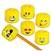 Play Kreative Emoji Pencil and Crayon Sharpeners 24 pack