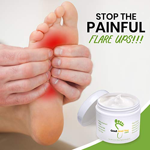 Gout and You Joint Relief Cream for Joint FlareUps, Tendon