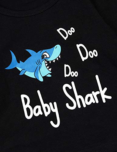 Toddler Baby Boy Shark Clothes Cotton Tops + Pants Autumn Winter Outfits Set(3-4T)