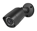 Amcrest UltraHD 4MP HD-Analog 1520P 2688TVL Bullet Outdoor Security Camera, 4MP 2688x1520, 65ft Night Vision, IP67 Weatherproof, 99.7° Viewing Angle, Black (AMC4MBC28-B)