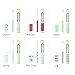 CLIO Designer Toothbrush with Ultra Soft Bristle, Tapered, For Sensitive Gums, Compact Size Head, Non-Nylon - 6pack(Color:Random)