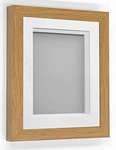 Rickman Box Frame Beech with White Mount, 10x8 for 6x4 inch