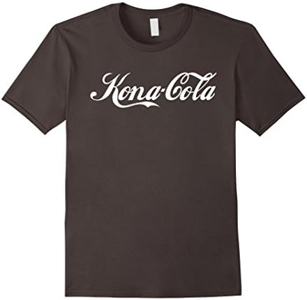Men's Kona Cola- Hawaii's Best- Original Distressed Vintage tee Medium Asphalt