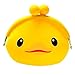 Gilroy Kawaii Cartoon Animal Silicone Jelly Coin Purse Mini Wallet (Duck )