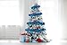 Christmas Tree Light Blue Tinsel Garland Turquoise Metallic Streamers for Winter Wonderland Birthday Baby Shower Party New Years Ceiling Hanging Decorations Indoor and Outdoor Disco Party Supplies