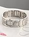 Guess Women's W95109L1 Silver Stainless-Steel Quartz Watch with Silver Dial
