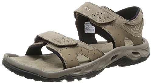 Columbia men s ventero slide sandal,flax/fossil,12 d us