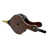 Pretty Handy Wood Bellows, Fireplace Bellows 16" x 7" Air Bellow Fireplace Blower Leather Bellows Fire Bellows for Fireplaces, BBQ and Camping, Brown Color Bellow with Hanging Leather Strap