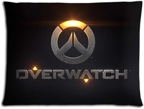 Health Zippered Overwatch Car Pillow Shell Cases Cotton Polyester Softness 20x26 inch 50x66 cm
