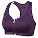 Victoria's Masquerade A-DD Front Zipper Closure Multi Way Support Pro Sports Bra Frontzipper Purple S