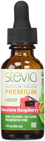 Anumed Internatioanl Chocolate Raspberry Stevia Liquid, 0.02 Pound