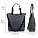 Crossbody Bags for Women,Large Cross Body Bag Multifunction Shoulder Bags Work Tote Handbags (8015-black)