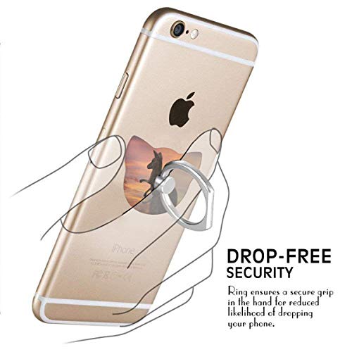 Phone Stand Wild Cute Kangaroo Cat Type Ring Phone Holder Adjustable 360° Rotation Phone Stand for IPad Phone X/6/6s/7/8/8 Plus/7, Galaxy S9/S9 Plus/S8/S7 Android Smartphone