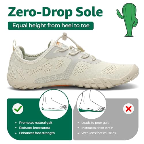SAGUARO Barefoot Shoes Walking Shoes Men Women Breathable Non-Slip Minimalist Shoes