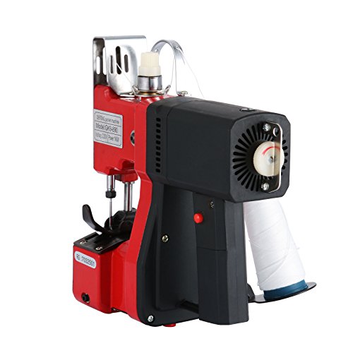 Superland Portable Sewing Machine 110V Industrial Portable Electric Bag Stitching Closer Seal Sewing Machine for Packaging Chemical Building Materials Fertilizer Port and Dock Warehouse (GK9-890)