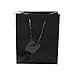 Super Z Outlet Solid Colored Blank Paper Party Gift Bags with String Handles for Birthday Favors, Snacks, Wedding Bridal, Decoration, Arts & Crafts, Event Supplies (12 Bags) (Black)