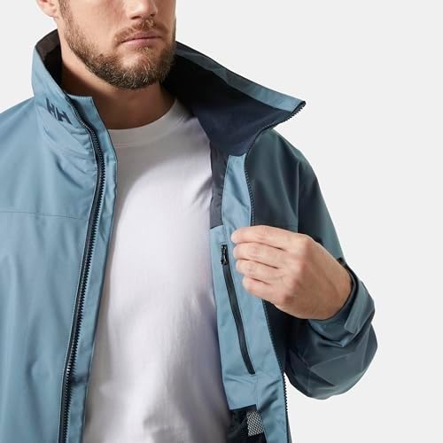 Herren Crew Jacke, Gewaschene Marine, S