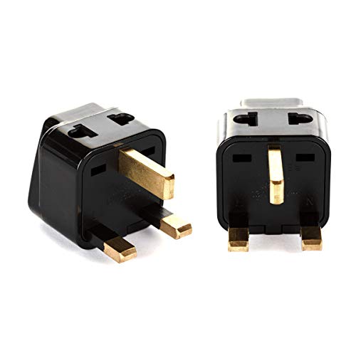 adapter us india to power Plug USA Adapter Kong Aht 2 (Type  G) Buy   2 in UK/Hong Pack, Online   UAE. to OREI  in 1 Black