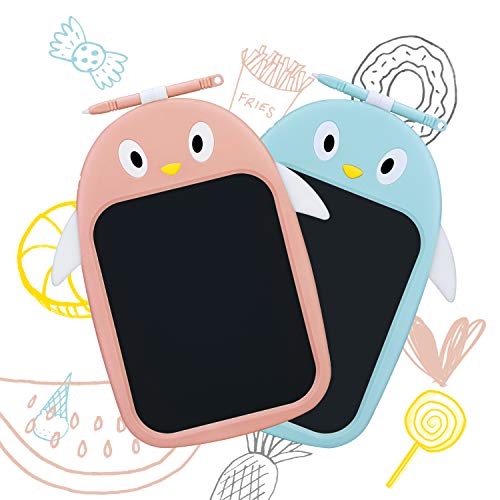 image for Mini Q Colorful Doodle Board LCD Screen Writing Tablet with Cute Pengu