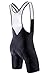 sponeed Men's Bib Shorts Pad Gear Underwear Rider Bicycle Tights Pants Comfortable Racing Fit Suit US XL White Black