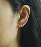 Hoop Earring, 22gauge Sterling Silver Cartilage hoop earring,Helix,Tragus,Ear Lobe,Nose Ring, piercing earring,Tiny Cartilage Ring,Gift for her, price per one item