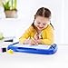Toch Magnetic Drawing Board, Colorful Doodle Board Erasable Drawing Gift for Kids Boy Girl, Blue