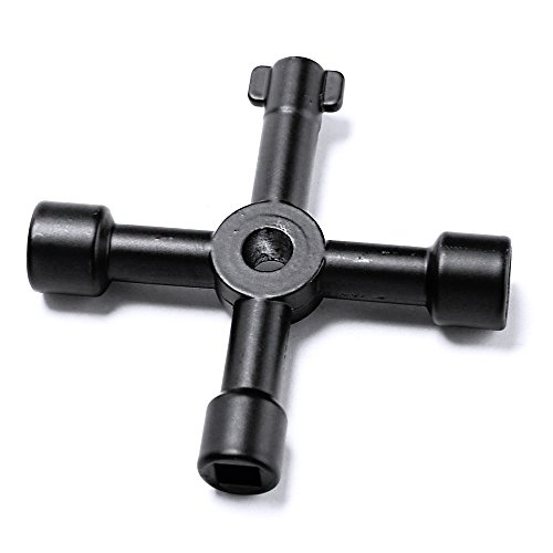 Refaxi 4 Way Utility Service Metal Key Plumbing Radiator Bleed Gas Electric Meter Tap