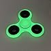 SPINTECH - Omega Tri-Spinner Fidget Toy With Premium Hybrid Ceramic Bearing (White Fluorescence, s)
