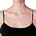 Hollywood Star Fashion Plain Long Spaghetti Strap Tank Top Camis Basic Camisole Cotton, Black, l