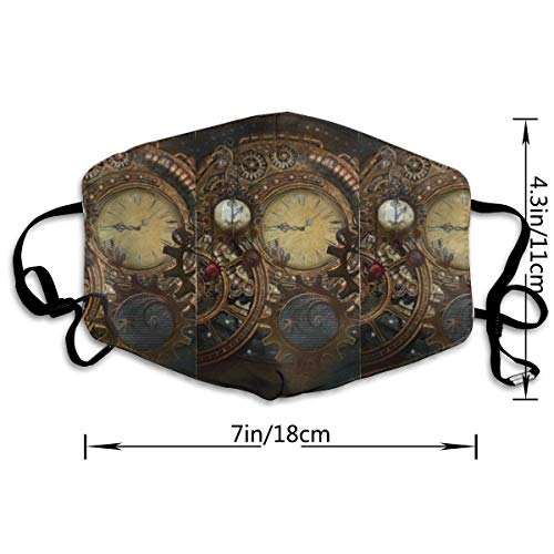 image for ATRXZ Fashion Outdoor Mouth Mask, Face Masks with Design, Steampunk Cl