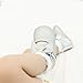 TRAVEL BUS,Baby Infant Toddler Girls Shoes(Silver)