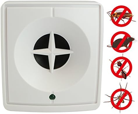 NewRam Ultrasonic Pest Repeller - Repels Mice, Rats, Roaches, Spiders, & Other Insects - Total Home Pest Control Solution