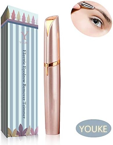 Brows Eyebrow Hair Remover,Women's Painless Hair Remover for Nose, Eyebrow Hair, Battery Not included
