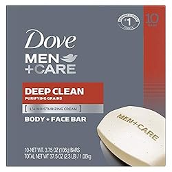 Dove Men+Care Men's Bar Soap More Moisturizing Than