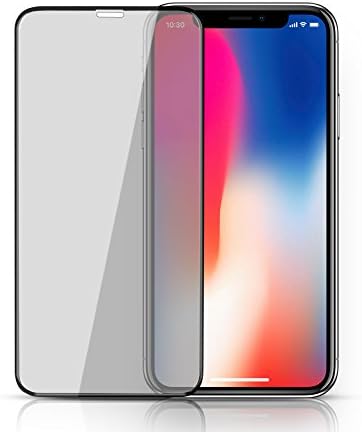 HD Apple Iphone X (10) Screen Protector,3D Curved Full Cover Protective Film TOP DEALS US Case Friendly Full Coverage Edge to Edge Tempered Glass Bubble Free for Iphone X screen protector (Black)
