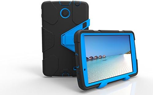 LG G Pad F 8.0 / G Pad II 8.0 Case, SinYong [kickstand][Shockproof] high Impact Resistant Hybrid Armor Defender Full Body Protective Cover for LG G Pad F V495 /V496&amp;Pad II V498 (Black+Blue)