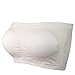Women's Plus Size Padded Bandeau Strapless Bras Stretch Seamless Tube Top Bra by HOVEOX (X-Large, 2PACK/Lot (Black + white))