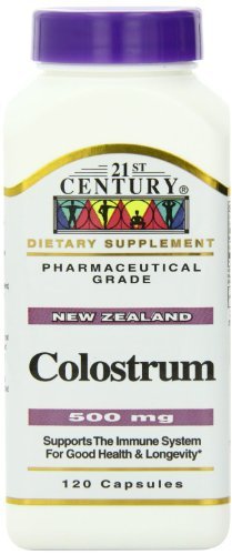 21st Century Colostrum, 500 Mg 120 Capsules (Pack of 3)