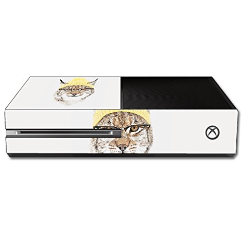 MightySkins Skin Compatible with Microsoft Xbox One - Hipster Lynx | Protective…