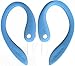 EARBUDi Ear Hooks, Adjustable Rubber Ear Loops, Made for Wired EarPods, Compatible with Apple EarPods, Blue