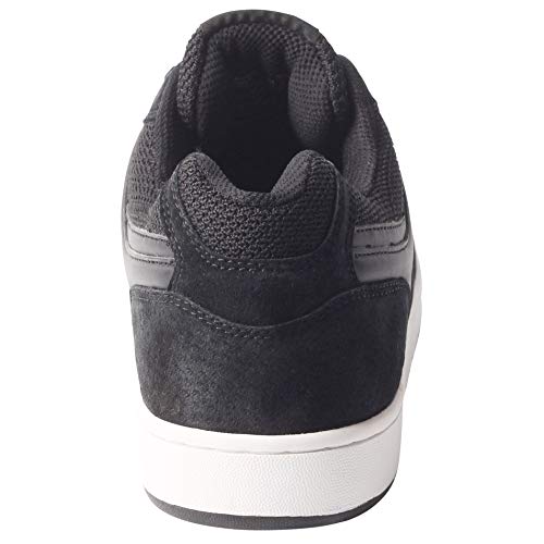 Safety Toe Athletic Shoes - Skater Style, Steel Toe Shoe Sneakers (10.5, Black) - Thumbnail 7